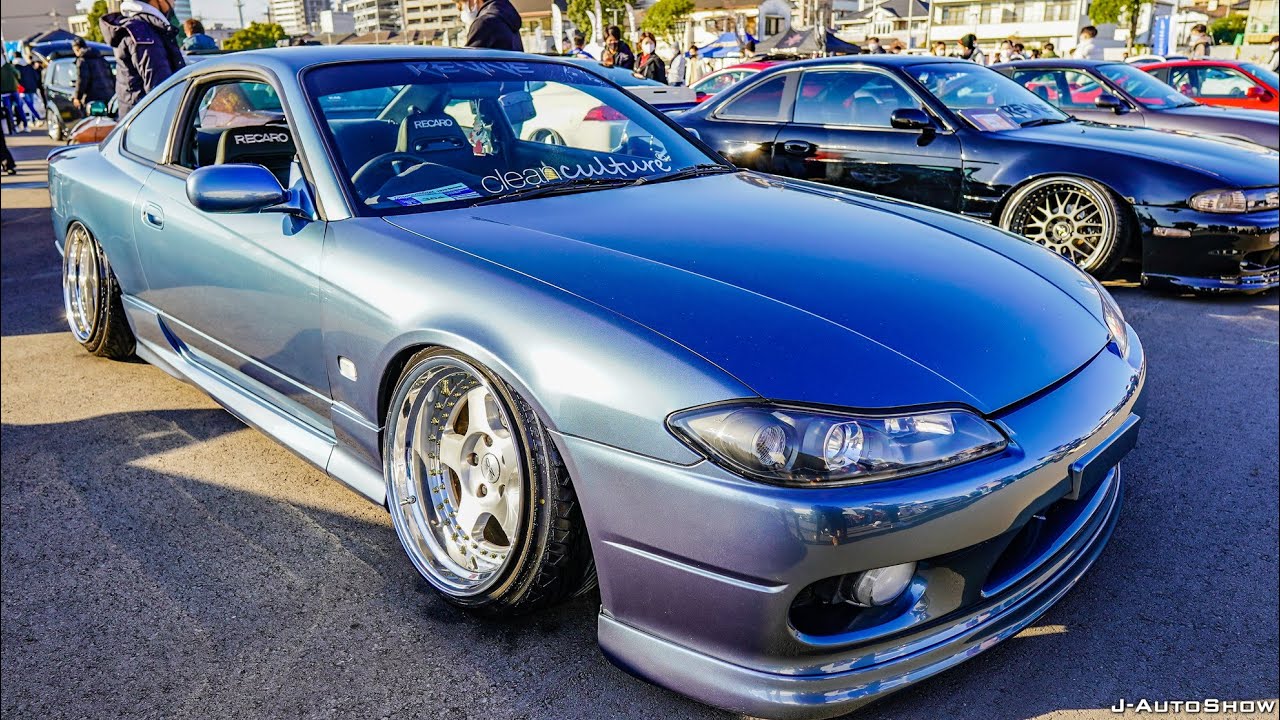 (4K)NISSAN SILVIA S15 JDM stance S15 シルビア カスタム スタンスネーション群馬 - STANCENATION GUNMA 2020