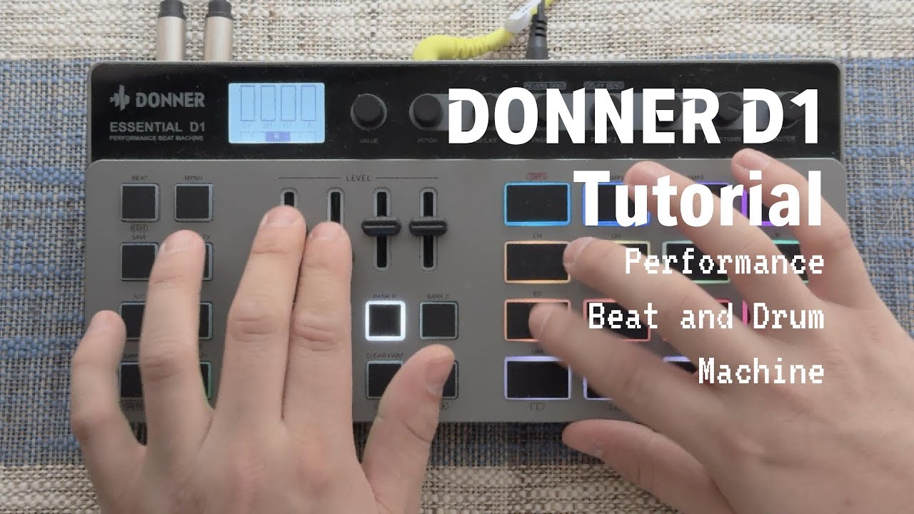 Учебное пособие по Donner D1 от Yukes I Performance Beat and Drum Machine