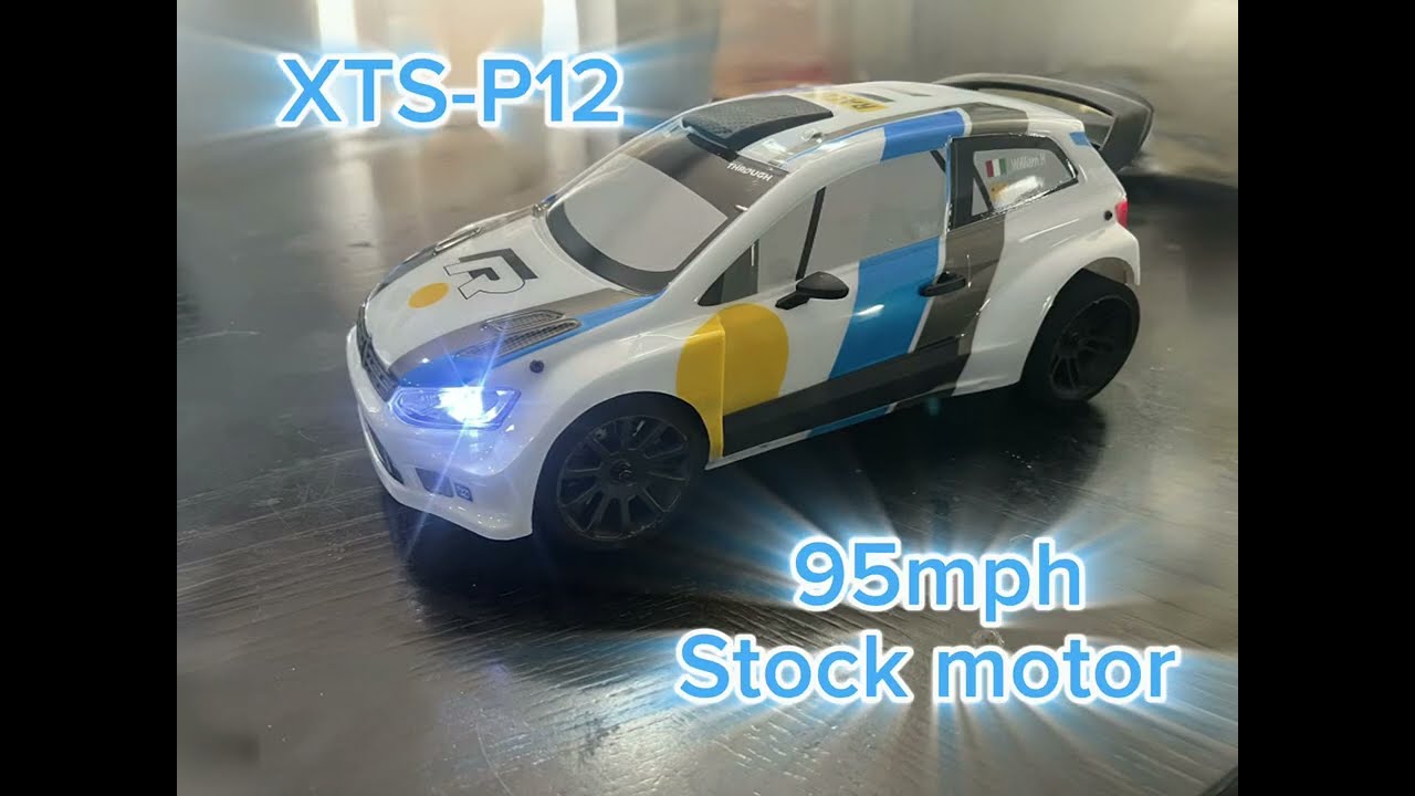 Rlaarlo XTS-P12 rally car stock motor 95mph Speedrun 
