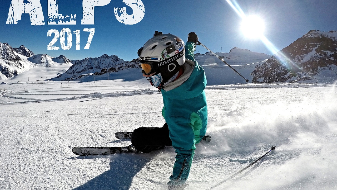 Alps 2017 skiing GoPro Hero 5
