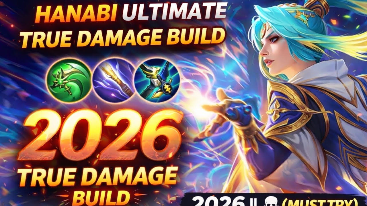 💥 Hanabi True Damage Build 2026 – Ultimate Damage Gameplay ll Bxgamer77