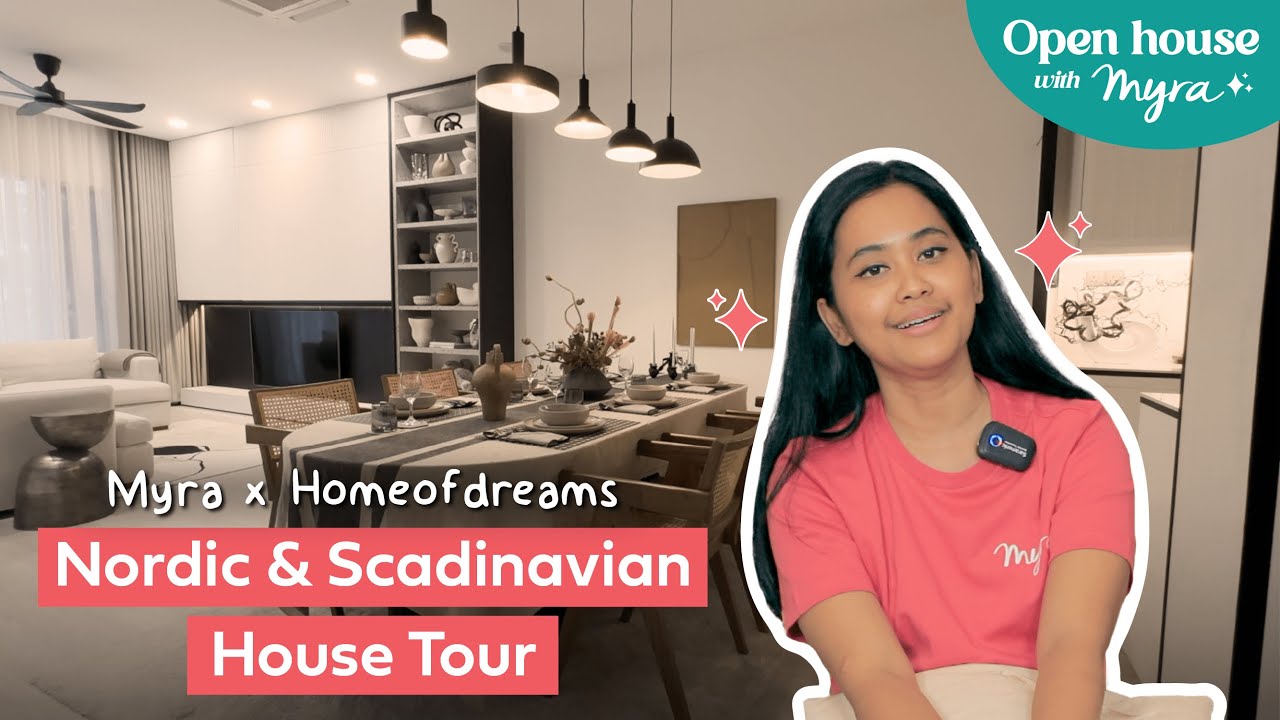 House tour || Myra x Homemadeofdreams || How to create a Nordic and scadinavian