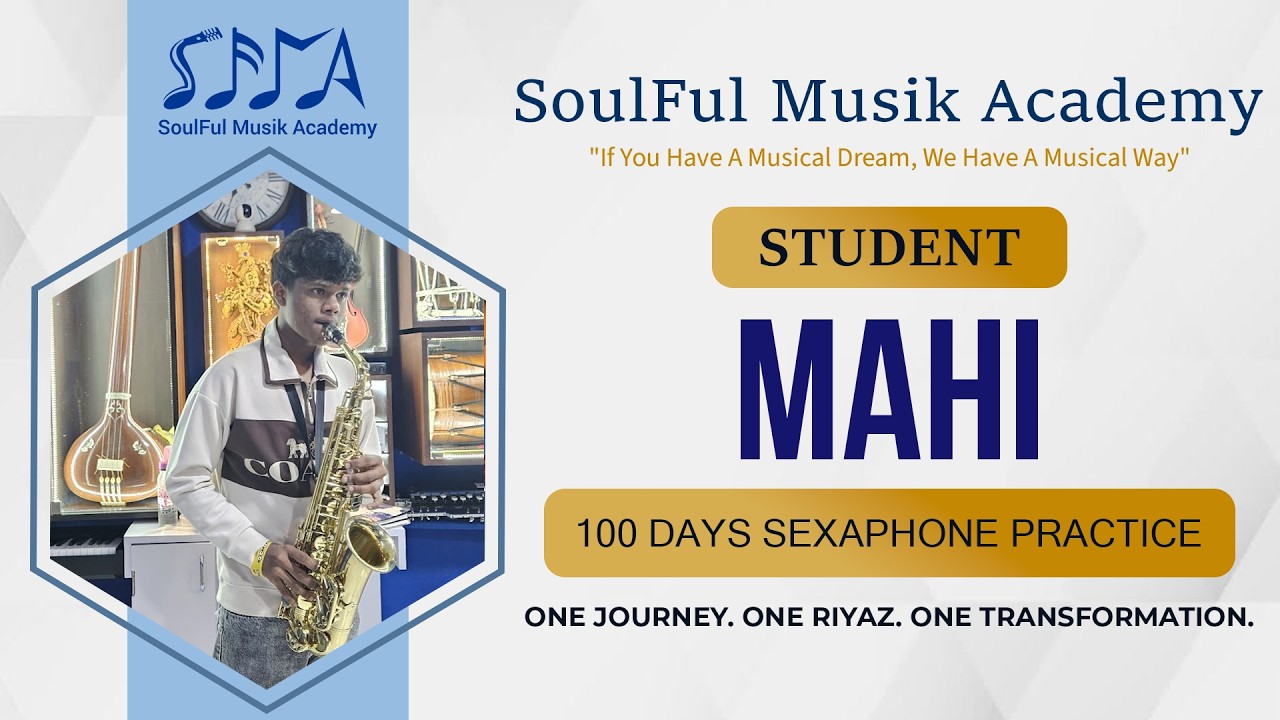 ( Day 68) Mahi saxophone 🎷 practice