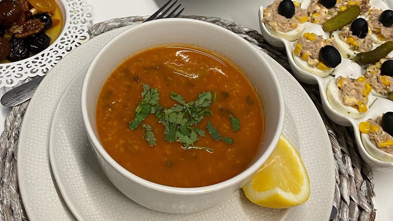 شربة فريك جزائرية على اصولها سريعة وبزاف بنينة chorba frik un delices 👌😉