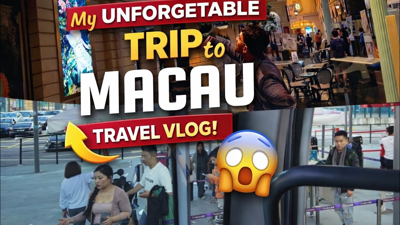 My First Day in Macau… I Wasn’t Expecting This! 😲 | Episode- 2 #travel #asiancity #disney 