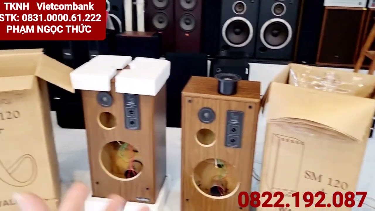 Loa infinity SM 120 . nguyên thùng sốp Trùng seri và số thùng sx 1988   Phạm thức Audio 0822192087