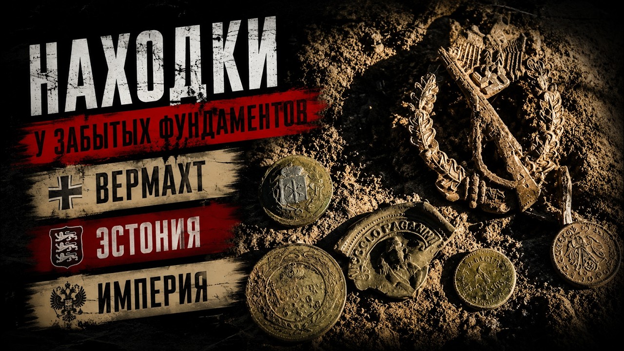 Находки у забытых фундаментов | Вермахт, Эстония, Империя #следывойны #эхопрошлого #historybeneath