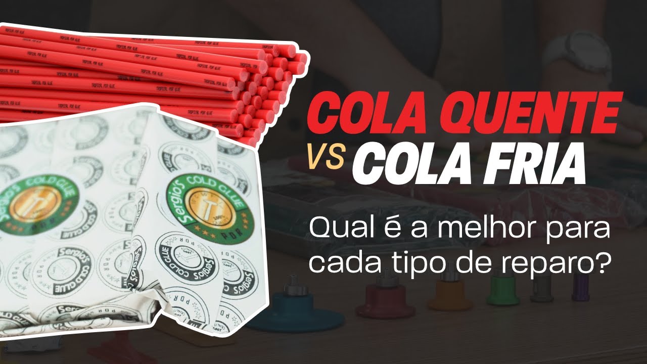 Fast Na Lata: COLA QUENTE vs COLA FRIA. Qual é a melhor para cada tipo de reparo?