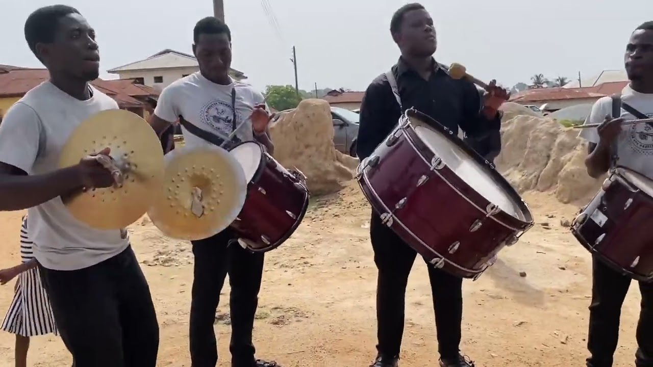 Exclusive Performance By Daasebre Brass Band @Juaso In The Asante Region During Eno Sarpomaa Funeral
