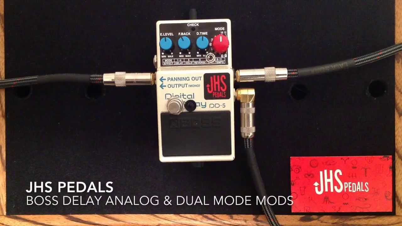 JHS Pedals Boss Delay Dual Mode and Analog Mods