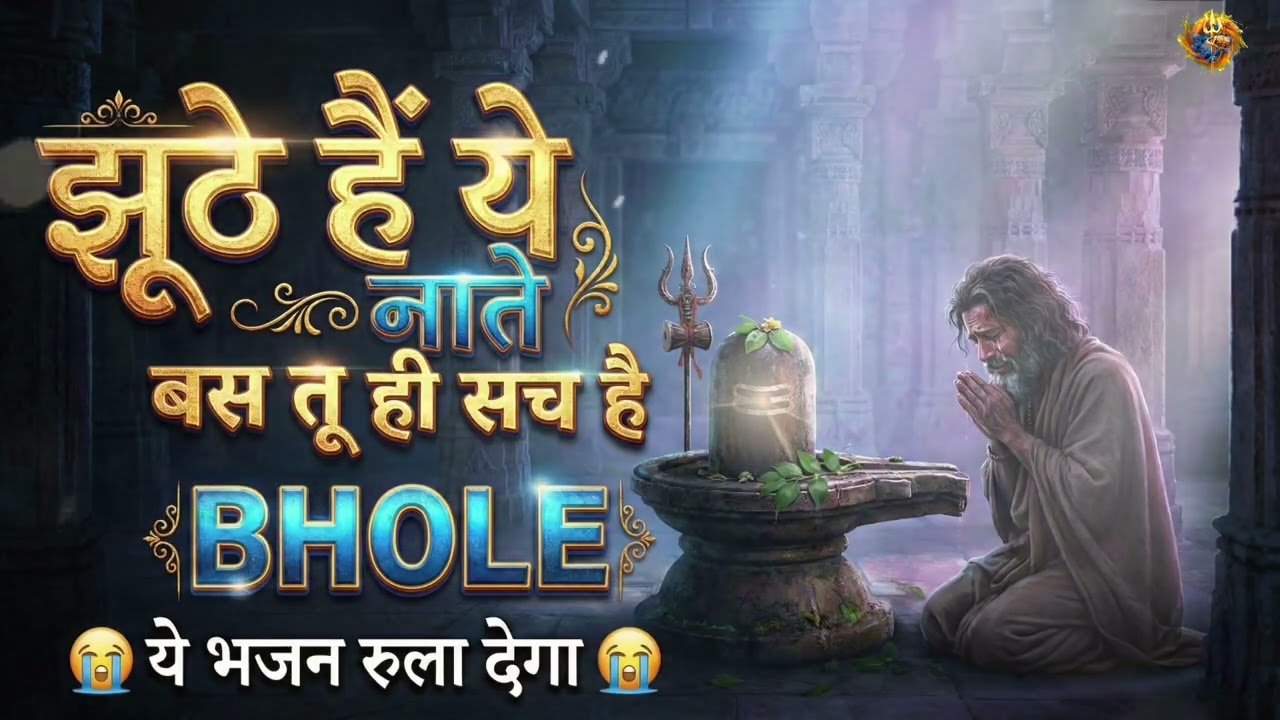 भोलेनाथ का सबसे भावुक भजन 😢| झूठे हैं ये नाते, बस तू ही सच है भोले | Painful Shiv Bhajan | Shiv Song