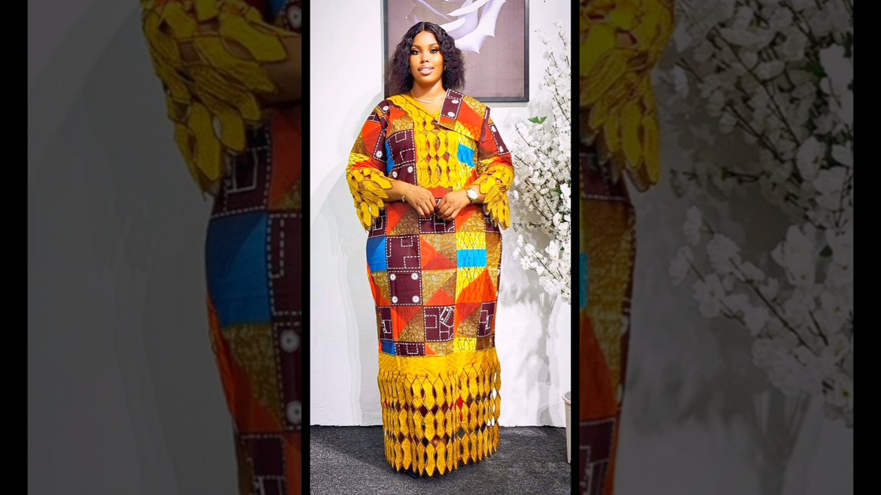 Новые и стильные платья-кафтаны макси с африканским принтом бубу для женщин 