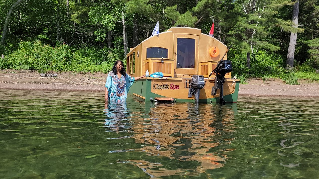 North Channel, Day 2 with DIANNE'S ROSE a Tiny Houseboat