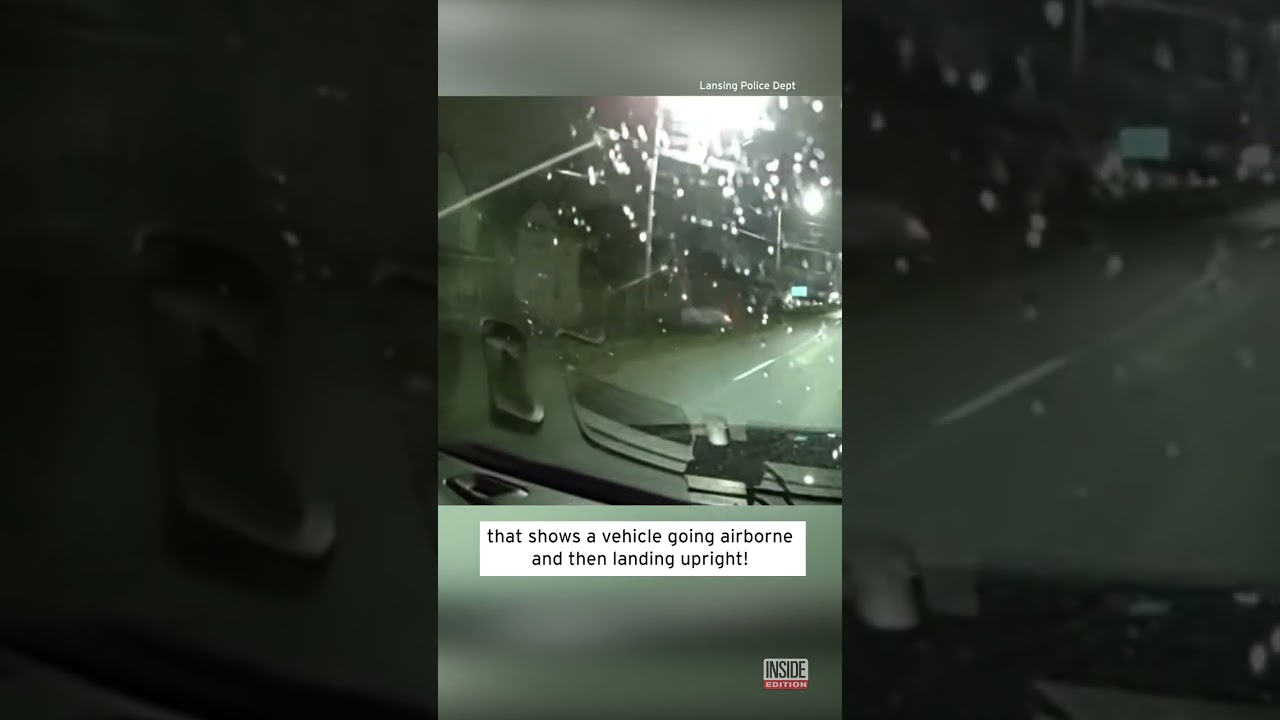 Driver Arrested After Car Goes Airborne #shorts