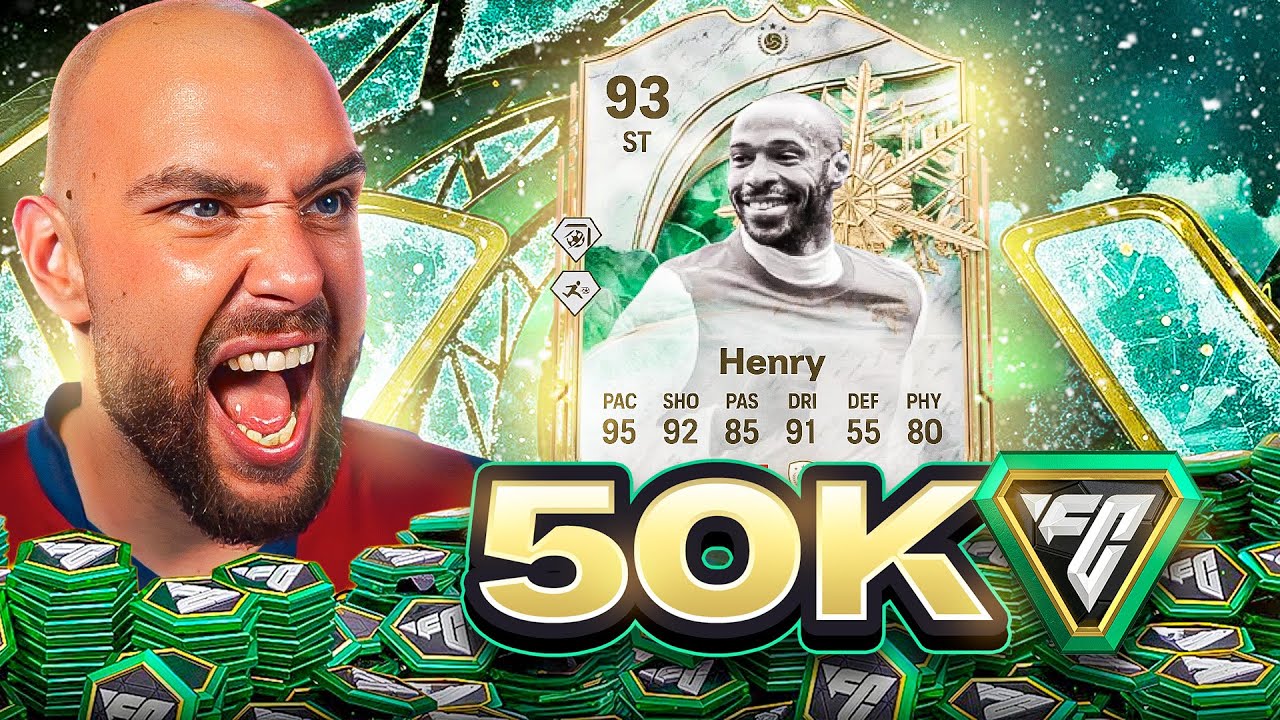 50K FC Points Decides My Team w/ 93 WINTER WILDCARD ICON HENRY!