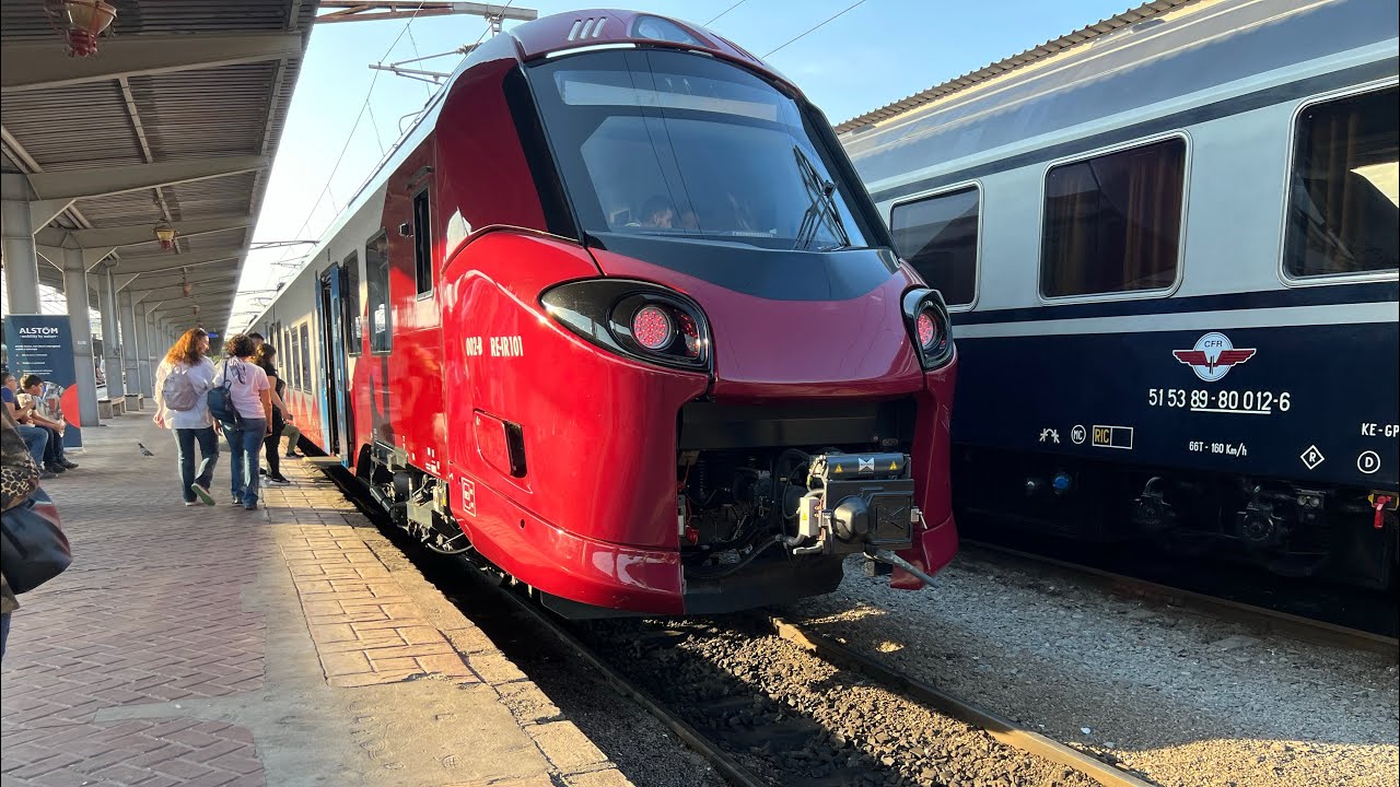 Alstom Coradia Stream - cel mai nou tren de la CFR, viteza maxima: 160 kmh