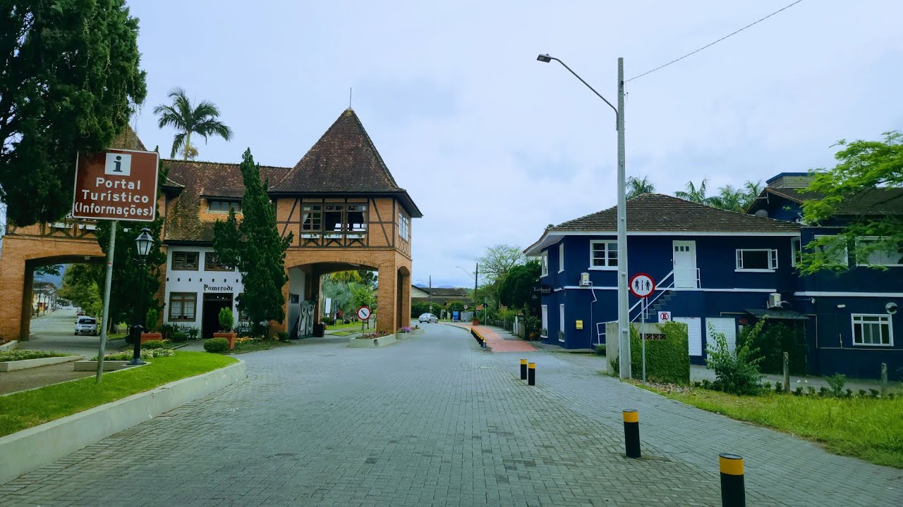 Pomerode SC..passando pelo centro..