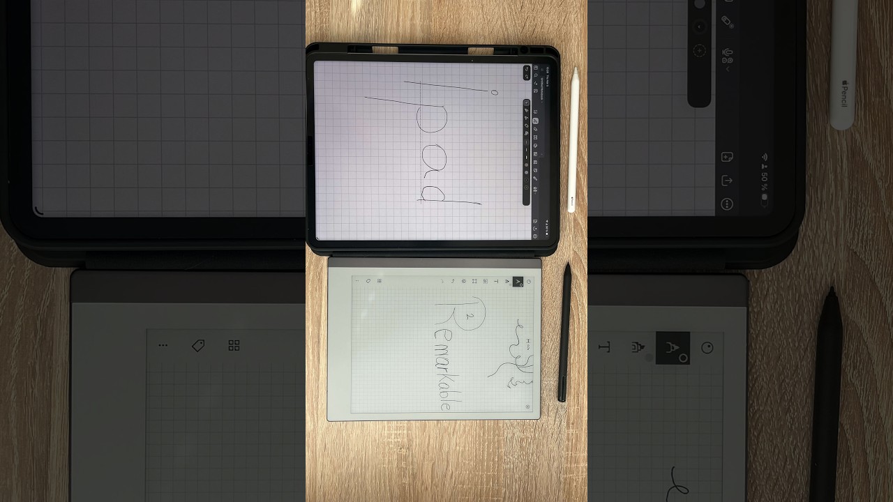 Ipad vs Remarkable | E ink vs tablet | no talking