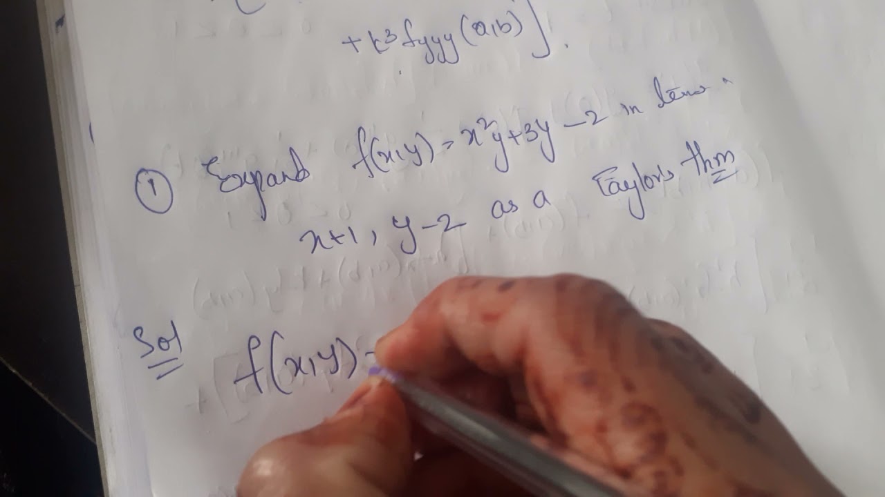 problem based on Taylor's theorem