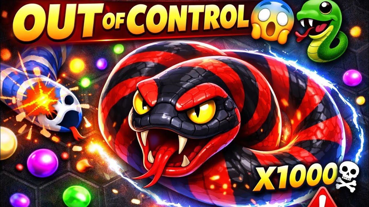 “This Snake Is Out of Control 😱🐍” snake io #voidrage.gaming #shorts #gamingshorts 