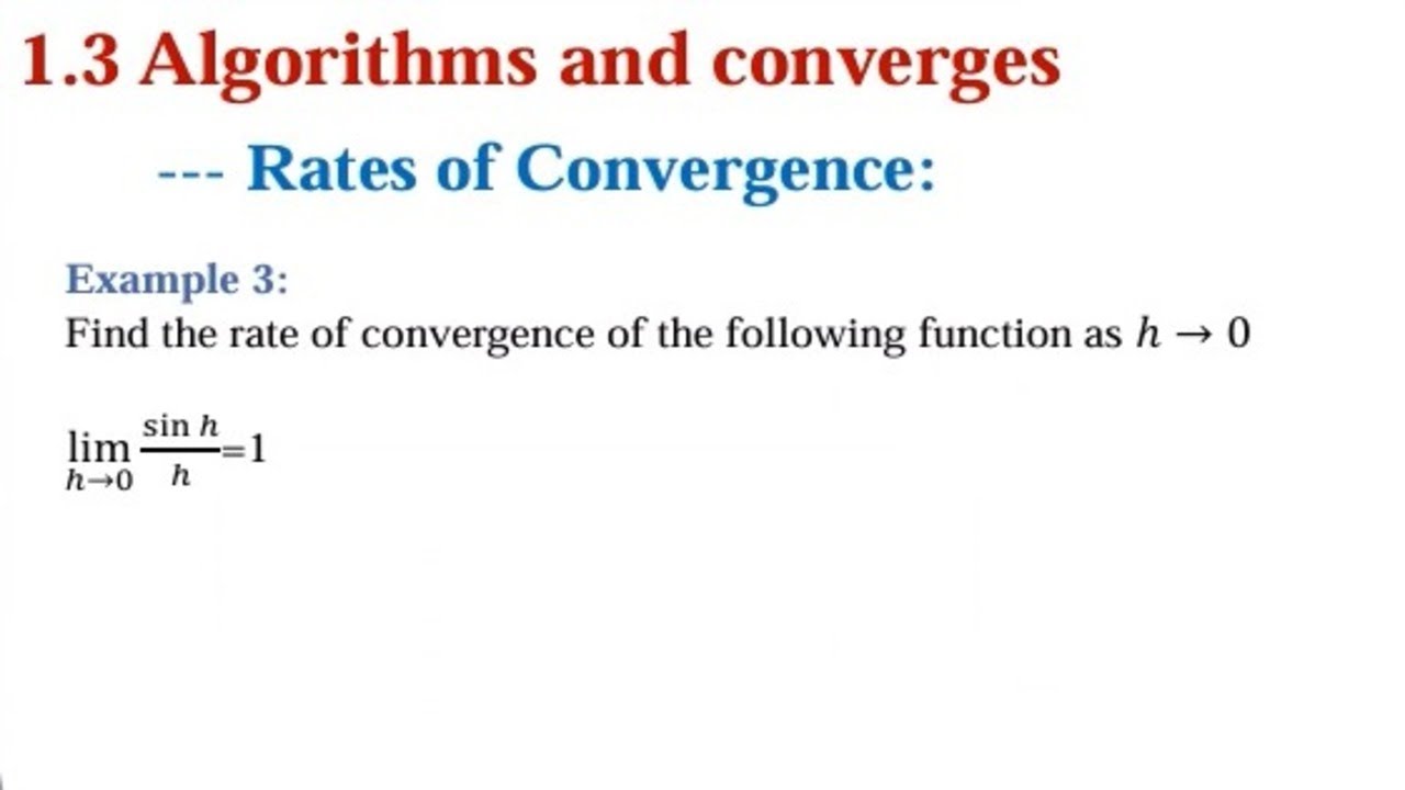 ملخص (إضافى من عندى) - MATH 411: NUMERICAL ANALYSIS - Chapter 1
