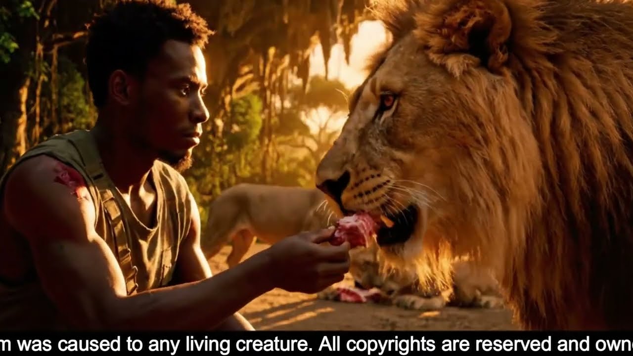 HE SAVED THE LION... NOW THE LION SAVES HIM 🦁 | Full Emotional Cinematic Film | 8K Ultra HD | 2025