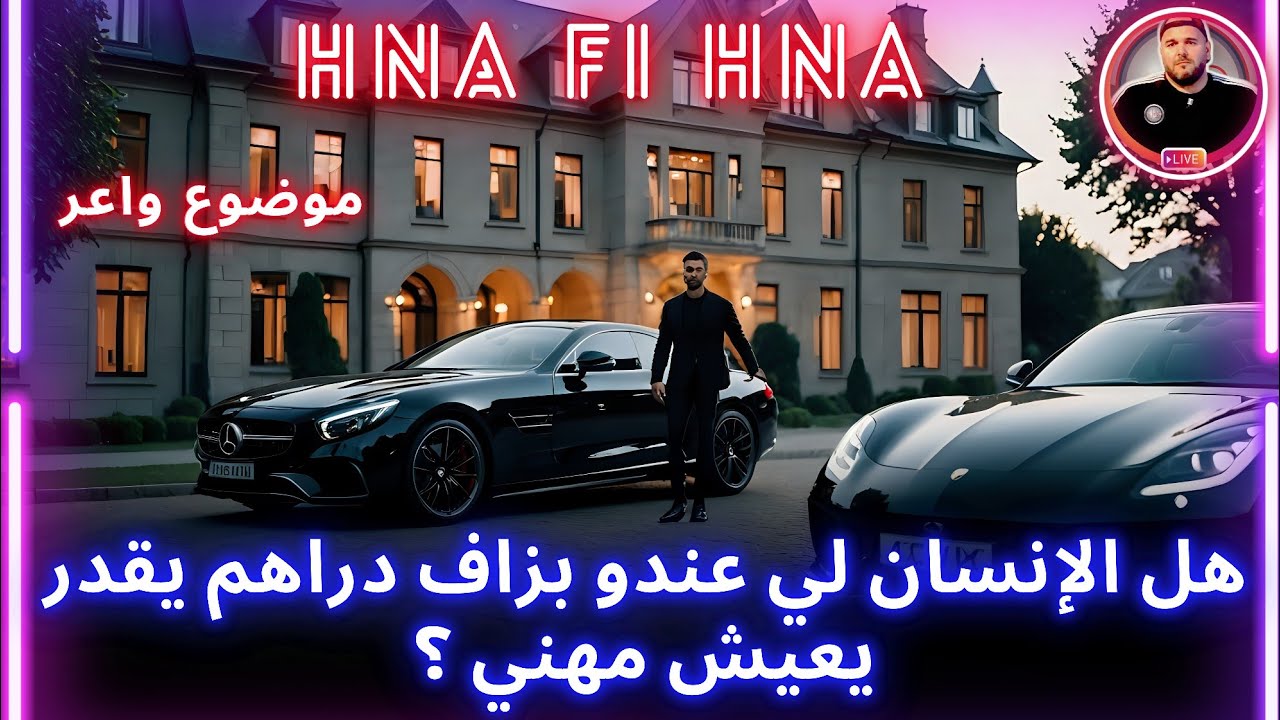 هل الإنسان لي عندو بزاف دراهم يقدر يعيش مهني ؟ | الدراهم بزاف = مشاكل بزاف