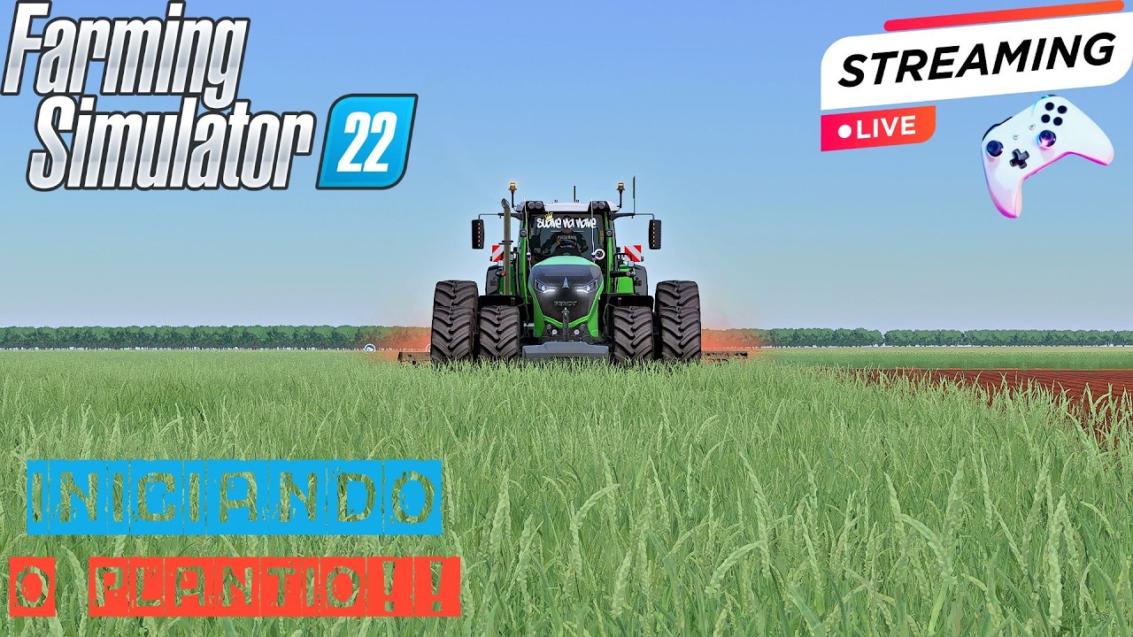 🔴LIVE FAZENDA SÃO LUIZ ROWCROP SIMULAÇÃO EXTREMA🔴✅FARMING SIMULATOR 22✅EP#4!!!