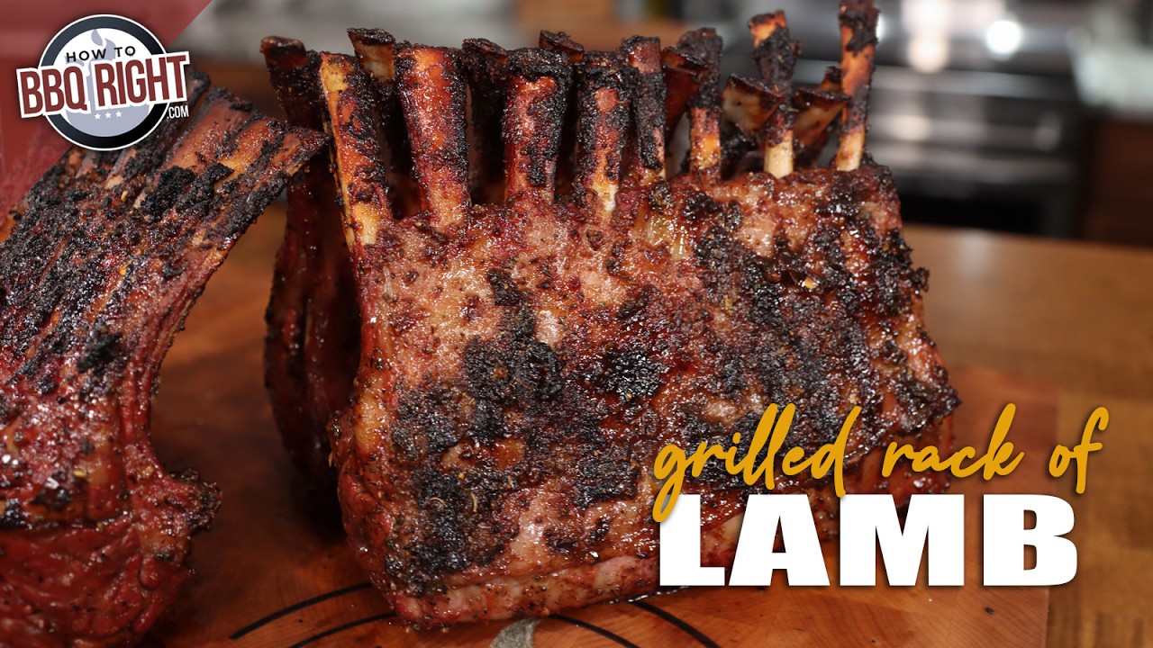 Rack of Lamb GRILLED to a PERFECT Medium Rare