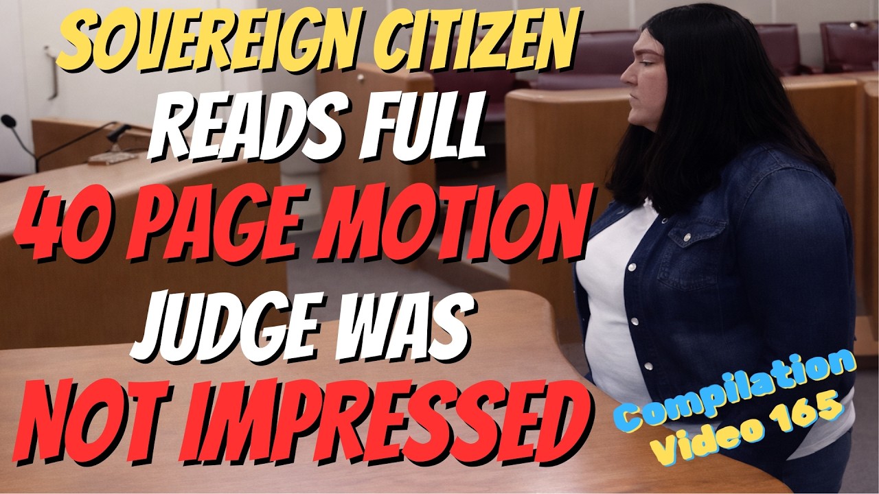 Sovereign Citizen Tries EVERY Argument Judge Says I DO NOT Care