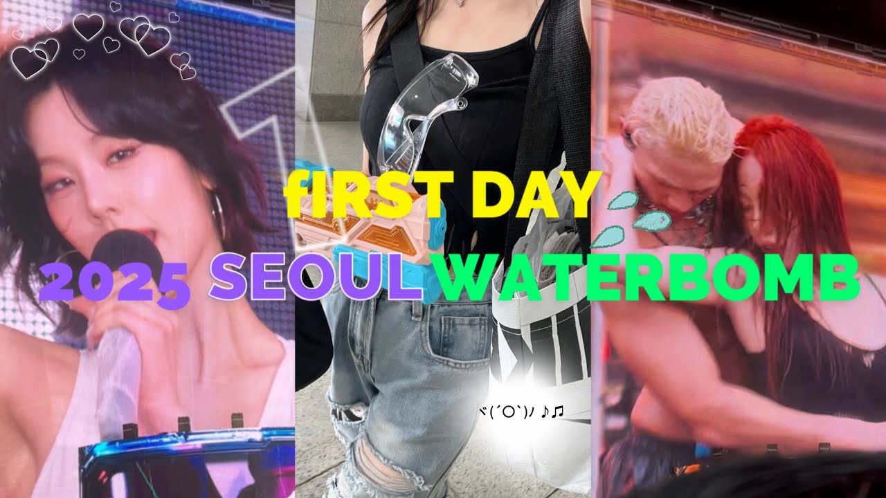 2025 SEOUL WATERBOMB VLOG 💦💛 I ITZY,백호,청하,Kep1er,Billlie,HAON,Coogie··