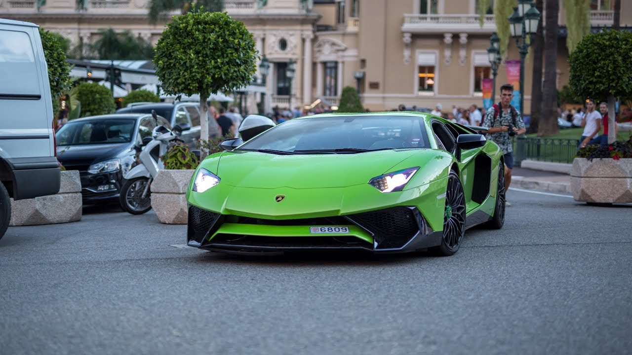 Lamborghini Aventador SuperVeloce - LOUD Accelerations & Driving in Monaco !