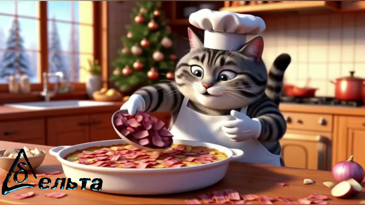 Рецепты от кота-Маркиза. Картошка в сливках.