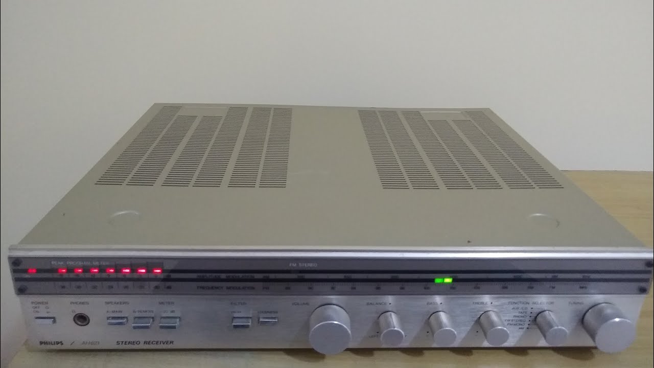 Receiver vintage aberto - Phillips AH 621 (novo)