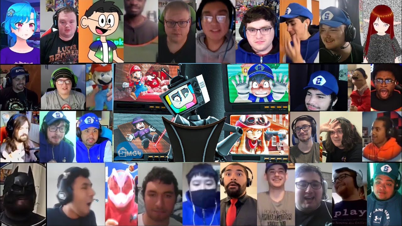 SMG4 Movie: PUZZLEVISION REACTION MASHUP