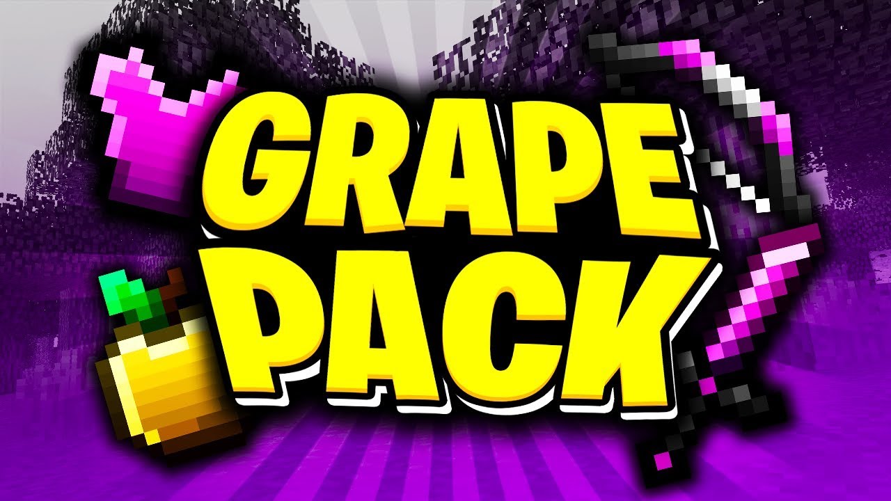 Grapeapplesauce OFFICIAL 2018 Minecraft PvP Texture Pack RELEASE!