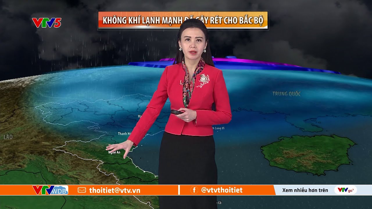 Dự báo thời tiết ngày mai 22/01/2026 | Không khí lạnh gây rét cho Bắc Bộ | VTVWDB