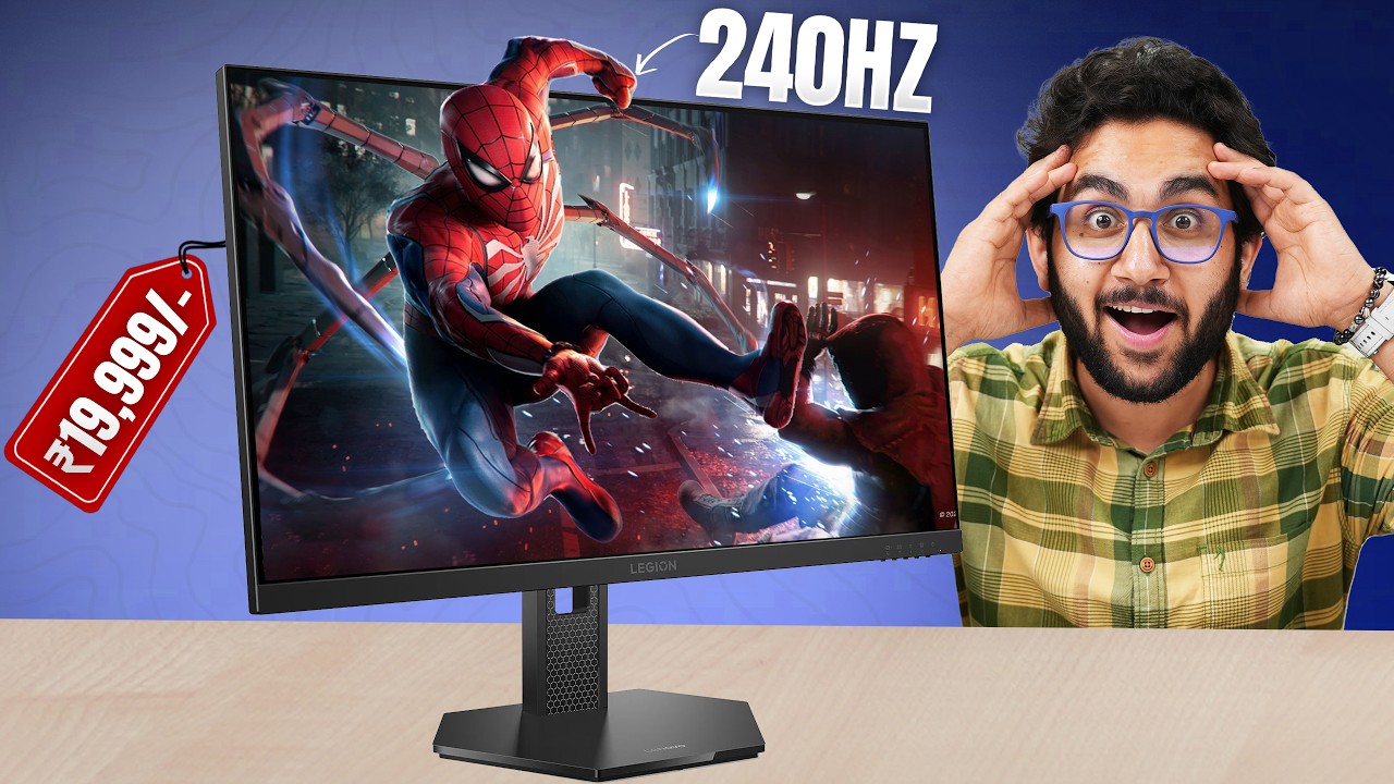 Is This the BEST 240Hz QHD Gaming Monitor Under ₹20K? | Lenovo Legion 27Q-10