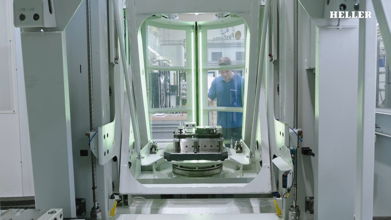 HELLER HF 3500 with FASTEMS FPC-750 pallet container | Pallet automation
