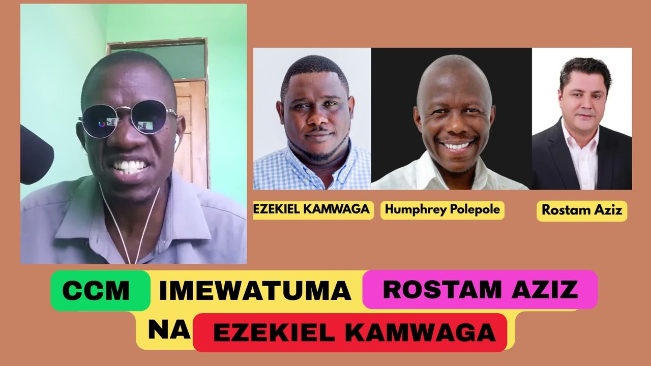 ROSTAM AZIZ NA EZEKIEL KAMWAGA  WANAJARIBU KUMJIBU Humphrey Polepole .