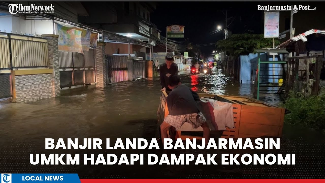 Banjir Akhir Tahun di Banjarmasin: UMKM Bertahan di Tengah Genangan