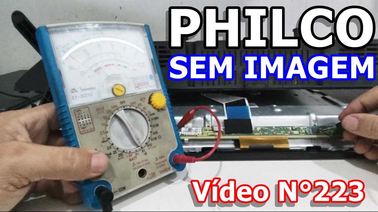 PHILCO PTV32G70RCH SEM IMAGEM - Vídeo N°223
