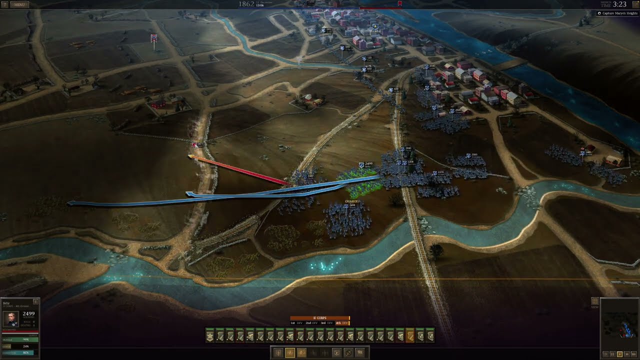 CHARGE THE HEIGHTS! Assault on Marye's Heights, Battle of Fredericksburg Part 2