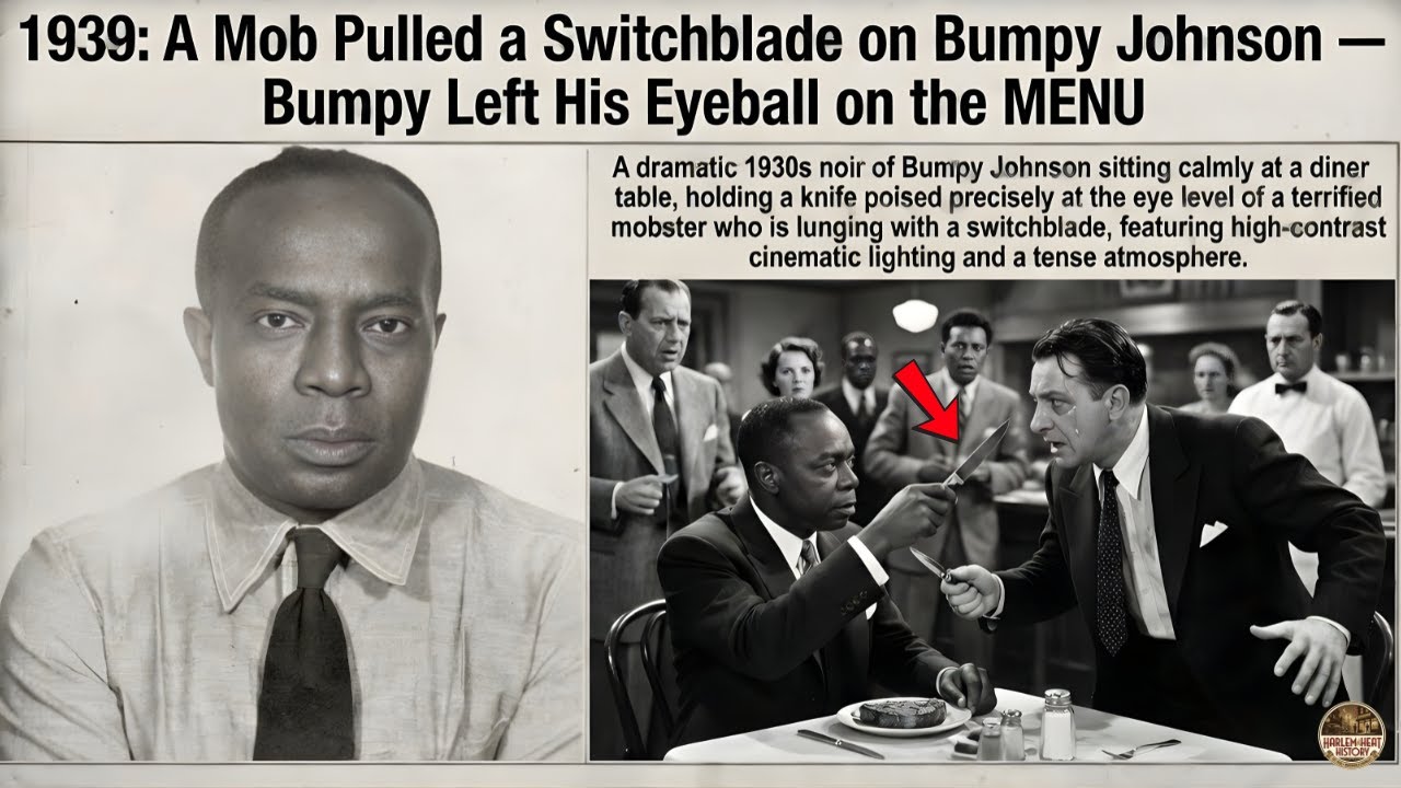 1939: A Mob Pulled a Switchblade on Bumpy Johnson — Bumpy Left His Eyeball on the MENU