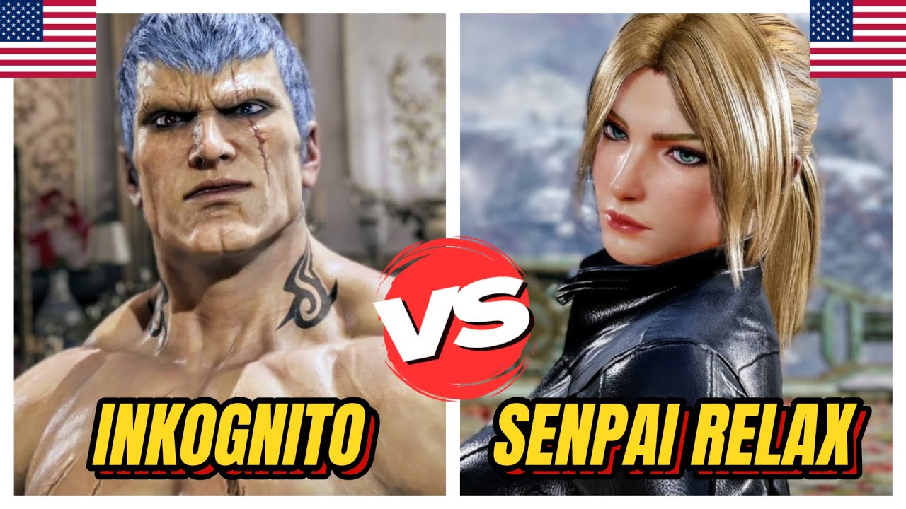 Tekken 8 ▰ INKOGNITO (#2 Ranked Bryan) Vs SENPAI RELAX (#6 Ranked Nina) ▰ WILD Matches!