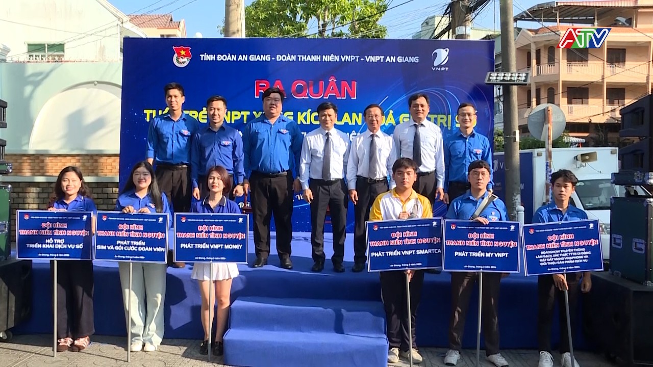 Tuổi trẻ VNPT: bứt phá 60 ngày đêm lan tỏa giá trị số | Truyền hình An Giang 2