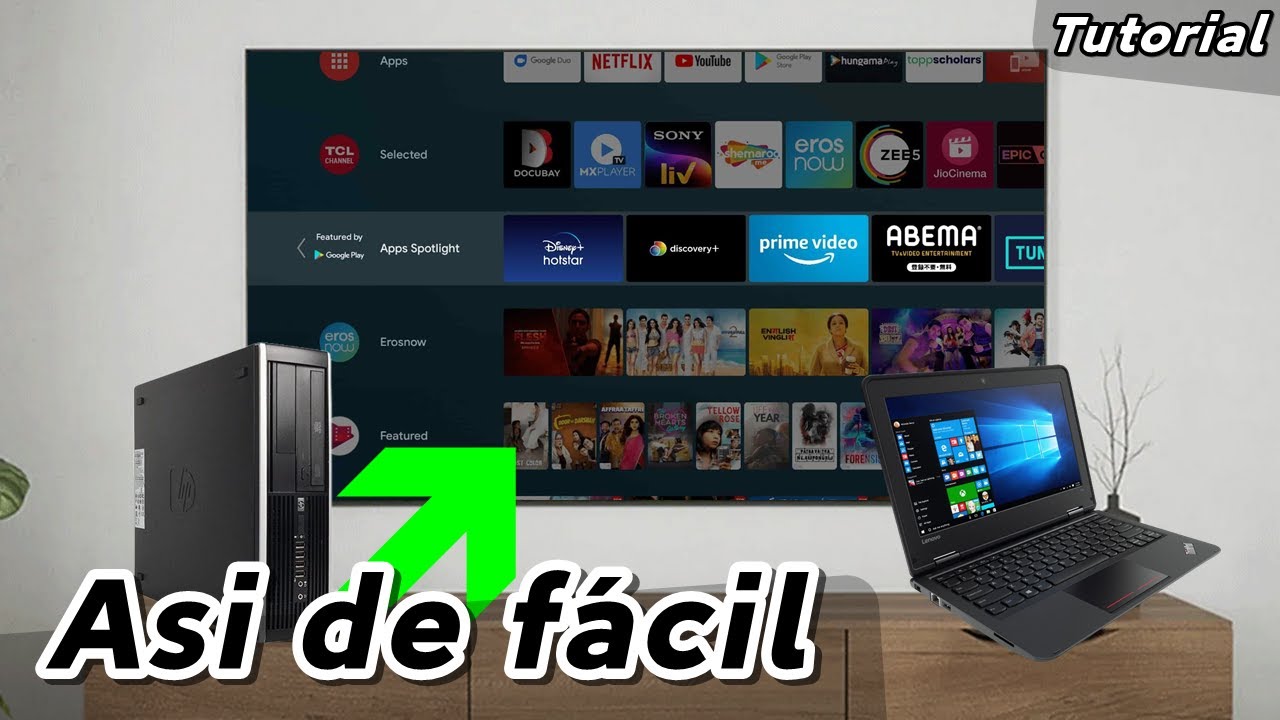 Como convertir tu antigua laptop o PC a un Smart TV de forma f&aacute;cil y sencilla