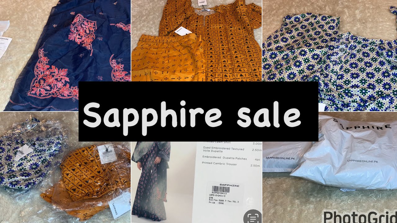 Sapphire sale upto 50% off || Received more parcels || Pret and unstitch dresses|| Will reveal bill