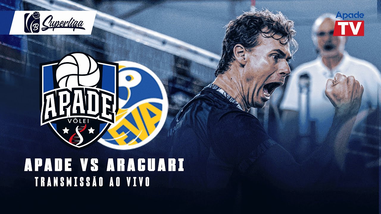APADE VS ARAGUARI: QUINTA RODADA DA SUPERLIGA B 🏐