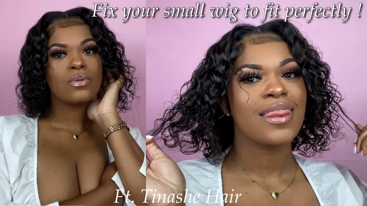 How to FIX A SMALL WIG TO FIT YOUR HEAD PERFECTLY !! (Full install)Ft. Tinashe Hair | SKOTTYCHELSEA